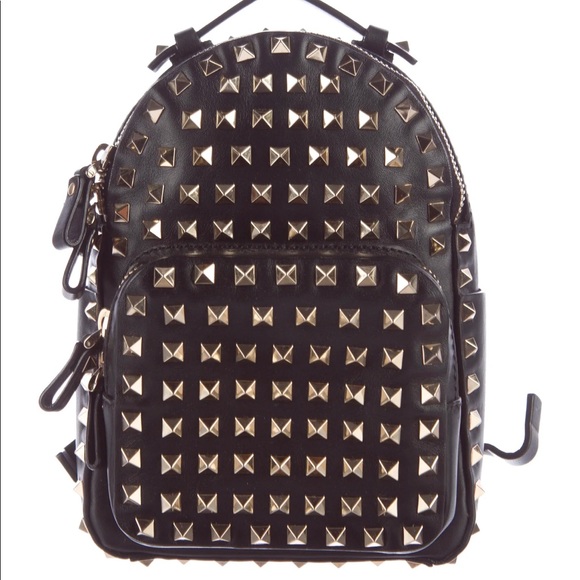 valentino mini rockstud backpack